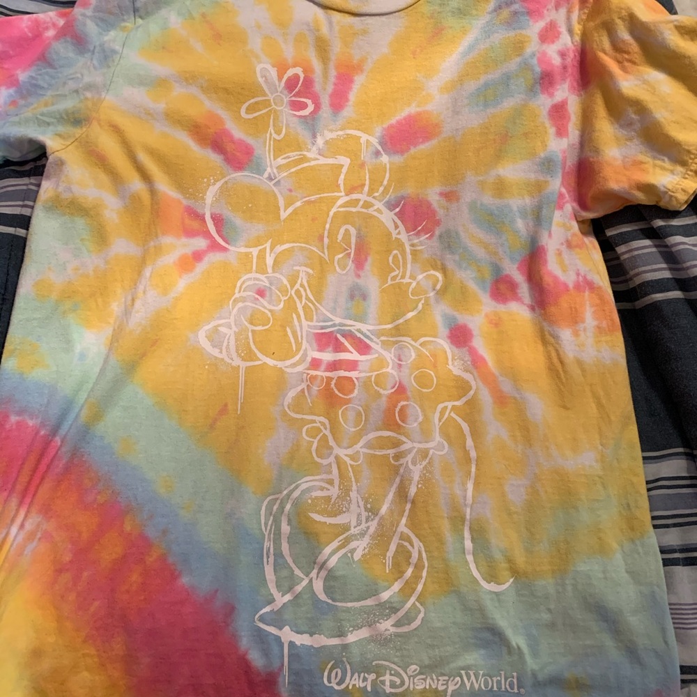 Disney world tie dye shirt